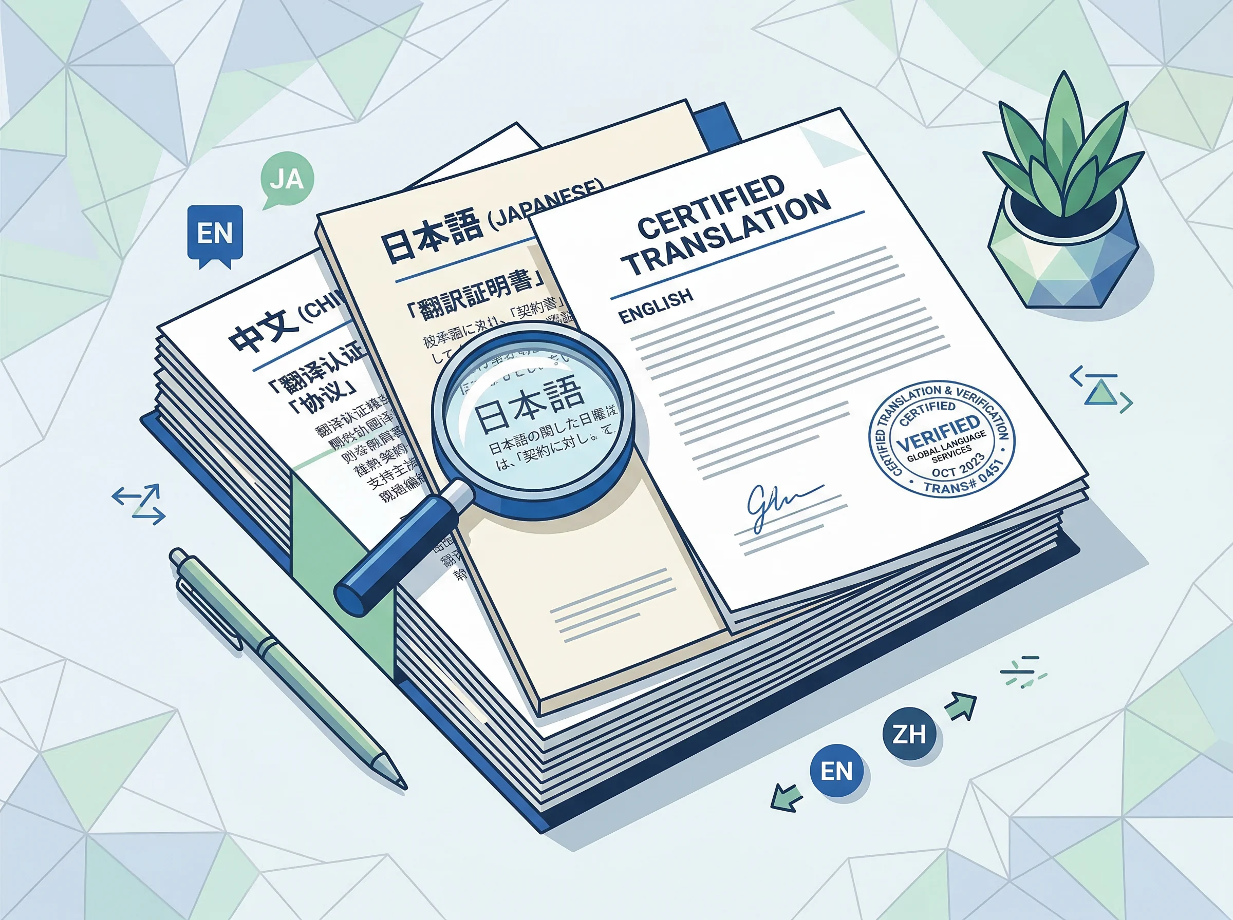 Professional document translation services for legal, medical, and technical content